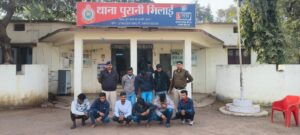 पुरानी भिलाई और नंदिनी अहिवारा में जुआ खेलते 12 गिरफ्तार