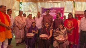 भिलाई के जुनवानी में मना ‘सुशासन दिवस’, पहुंचे वैशाली नगर विधायक